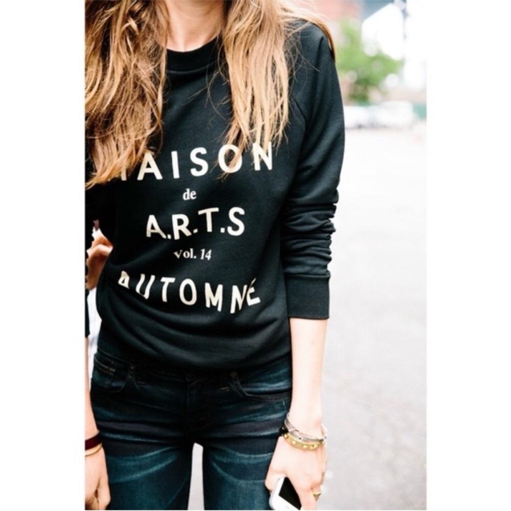 Madewell Black Graphic Sweatshirt